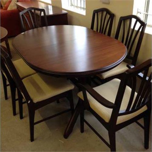 Mahogany Extending Dining Tables And Chairs (Photo 12 of 20)