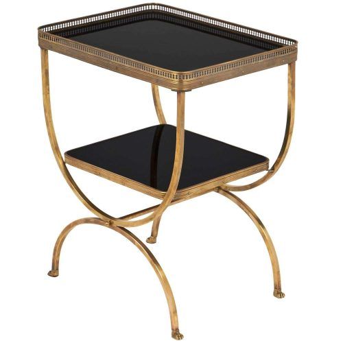 Antique Brass Glass Coffee Tables (Photo 18 of 20)