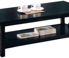 20 Collection of Black Wood Coffee Tables