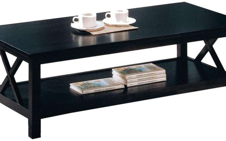 20 Collection of Black Wood Coffee Tables