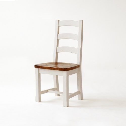 Pine Wood White Dining Chairs (Photo 1 of 20)