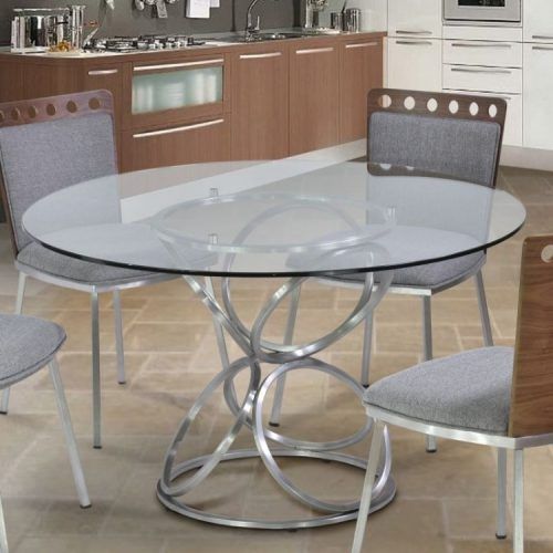 Brushed Steel Dining Tables (Photo 6 of 20)