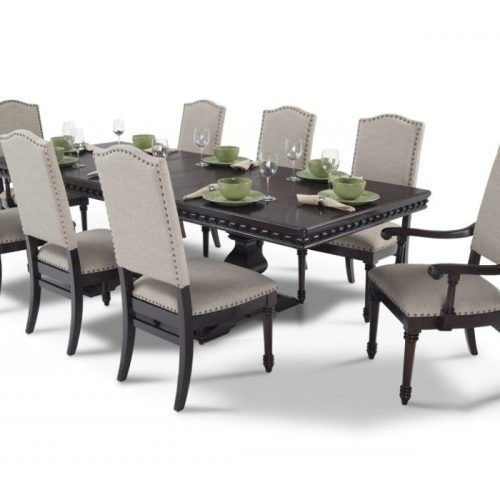 Candice Ii 7 Piece Extension Rectangular Dining Sets With Uph Side Chairs (Photo 12 of 20)