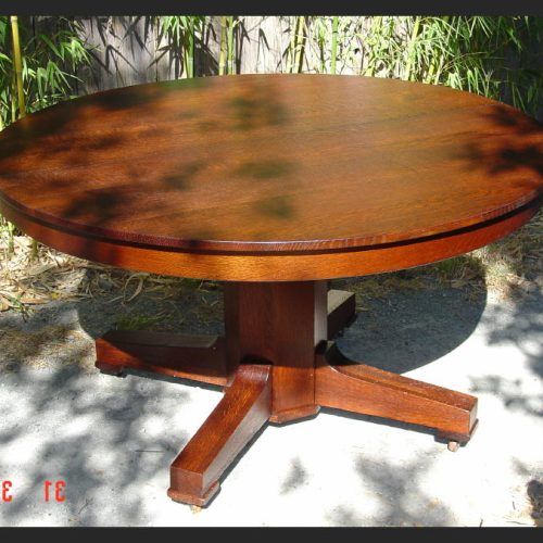 Craftsman Round Dining Tables (Photo 13 of 20)