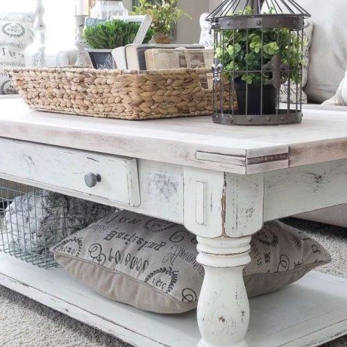 French White Coffee Tables (Photo 7 of 20)