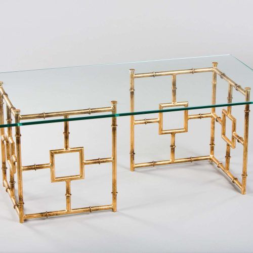 Glass Gold Coffee Tables (Photo 14 of 20)