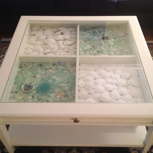 Glass Top Display Coffee Tables With Drawers (Photo 14 of 20)