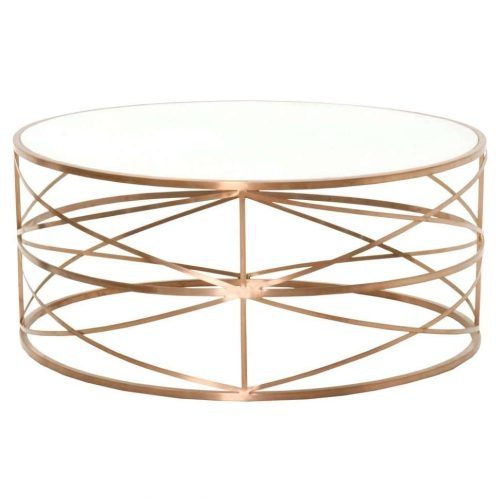 Gold Round Coffee Table (Photo 1 of 20)