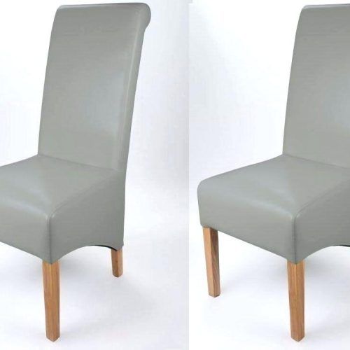 Grey Leather Dining Chairs (Photo 17 of 20)