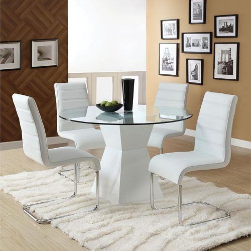 Large White Round Dining Tables (Photo 18 of 20)