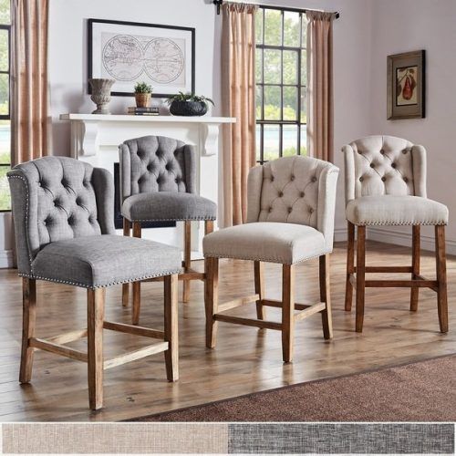Laurent 7 Piece Counter Sets With Upholstered Counterstools (Photo 7 of 20)