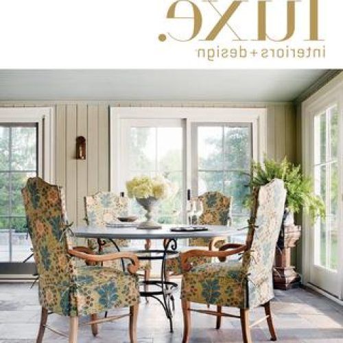 Palazzo 7 Piece Dining Sets With Mindy Slipcovered Side Chairs (Photo 16 of 20)