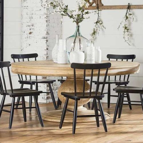 Magnolia Home Shop Floor Dining Tables With Iron Trestle (Photo 19 of 20)