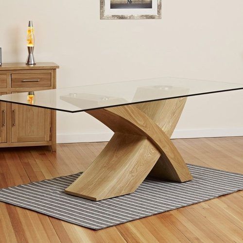 Oak And Glass Dining Tables (Photo 8 of 20)
