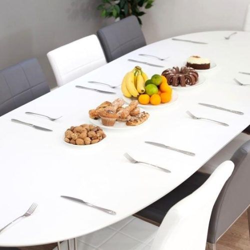White Oval Extending Dining Tables (Photo 14 of 20)