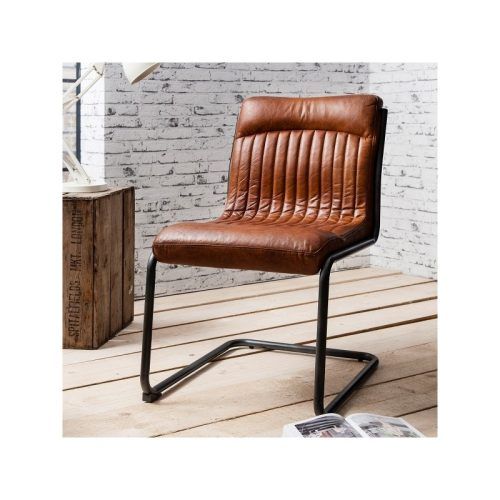 Real Leather Dining Chairs (Photo 19 of 20)