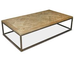 2024 Latest Reclaimed Pine & Iron Coffee Tables