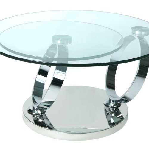 Revolving Glass Coffee Tables (Photo 5 of 20)