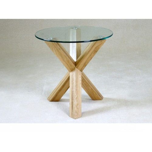 Round Glass And Oak Dining Tables (Photo 15 of 20)