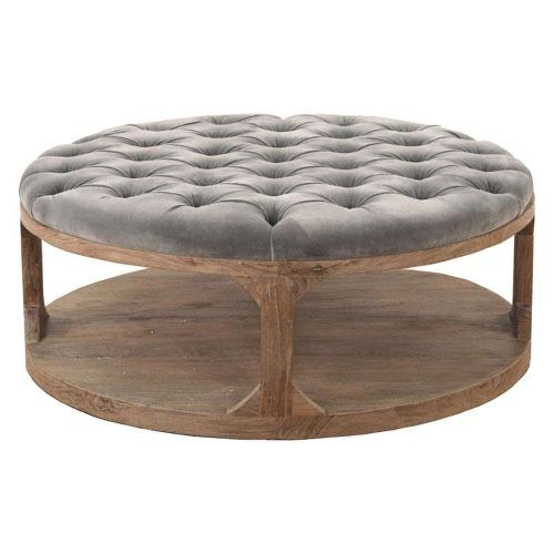 Round Upholstered Coffee Tables (Photo 1 of 20)