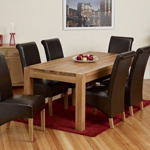 Light Oak Dining Tables And 6 Chairs (Photo 12 of 20)