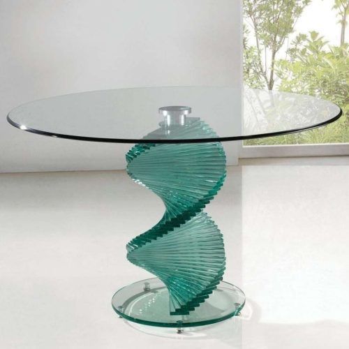 Spiral Glass Coffee Table (Photo 10 of 20)