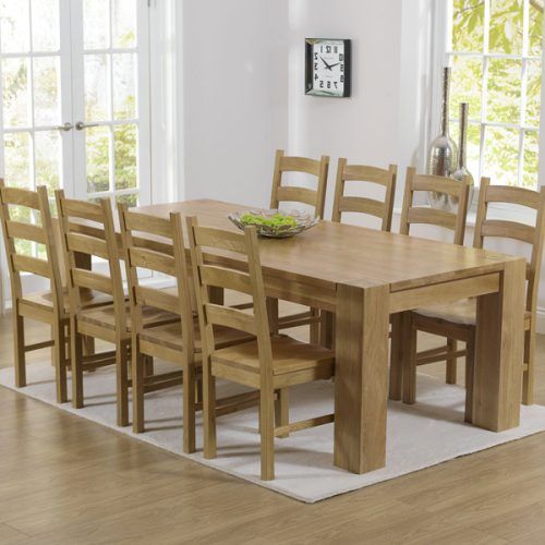 Oak Dining Set 6 Chairs (Photo 4 of 20)