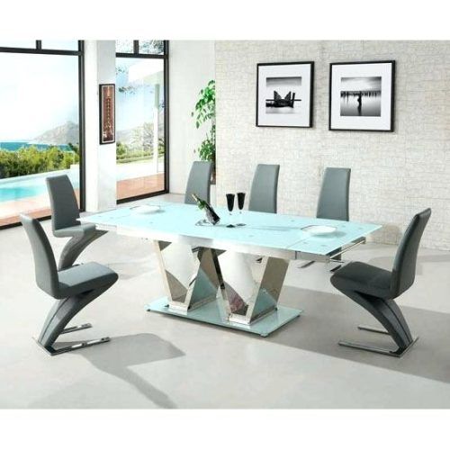 Extendable Glass Dining Tables And 6 Chairs (Photo 3 of 20)