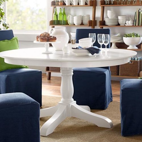 White Round Extendable Dining Tables (Photo 18 of 20)
