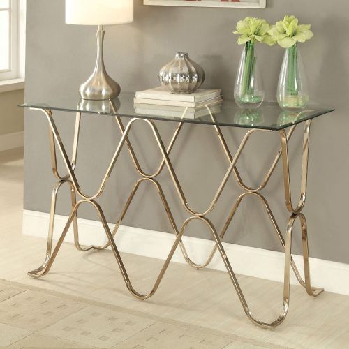 Furniture Of America Tellarie Contemporary Chrome Coffee Tables (Photo 15 of 20)