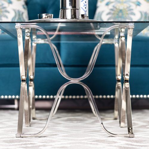 Furniture Of America Tellarie Contemporary Chrome Coffee Tables (Photo 4 of 20)