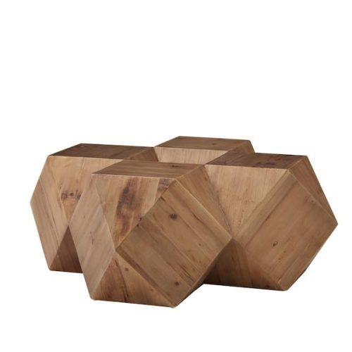Geometric Block Solid Coffee Tables (Photo 20 of 20)