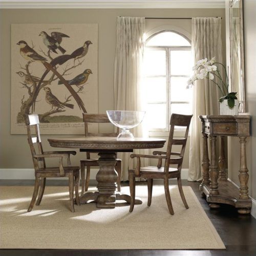Round Pedestal Dining Tables With One Leaf (Photo 3 of 20)