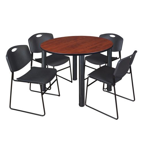 Round Breakroom Tables And Chair Set (Photo 18 of 20)