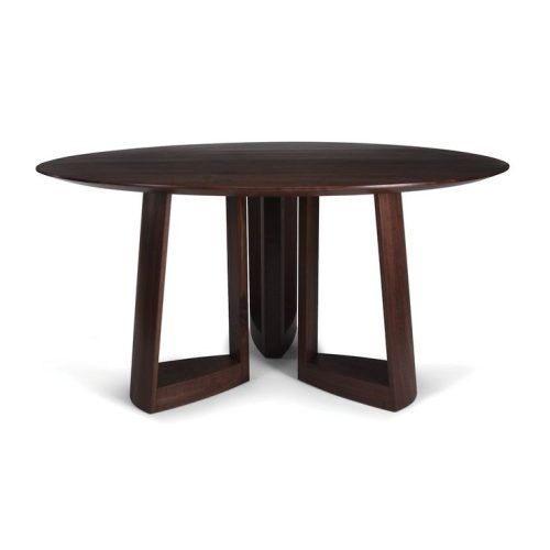 Zeus 41.34'' Beech Solid Wood Pedestal Dining Tables (Photo 3 of 20)