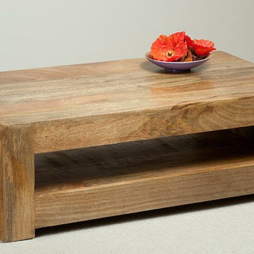 Natural Mango Wood Coffee Tables (Photo 8 of 20)