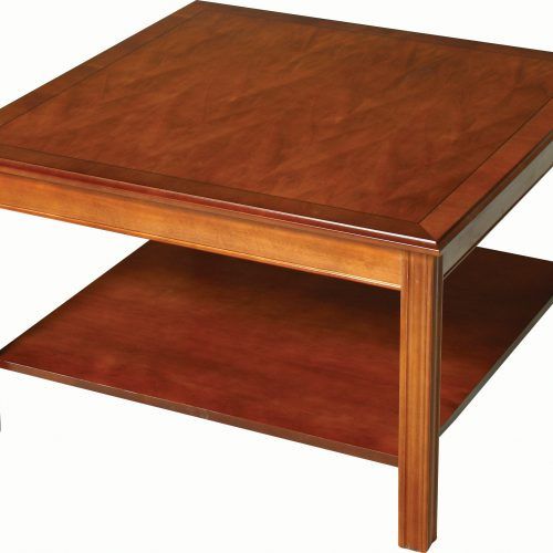 Paris Natural Wood And Iron 30-Inch Square Coffee Tables (Photo 9 of 20)
