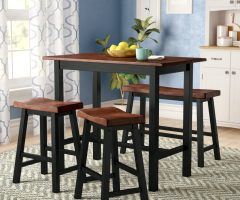 2024 Latest Winsted 4 Piece Counter Height Dining Sets