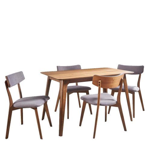 Yaritza 31.5'' Rubberwood Solid Wood Dining Tables (Photo 17 of 20)