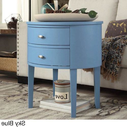 2-Drawer Oval Coffee Tables (Photo 3 of 20)
