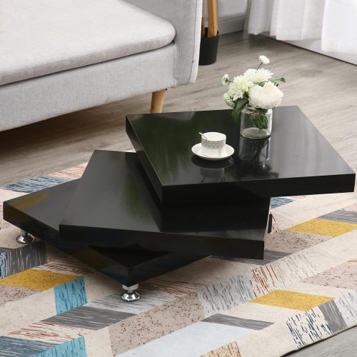 Black Square Coffee Tables (Photo 1 of 20)