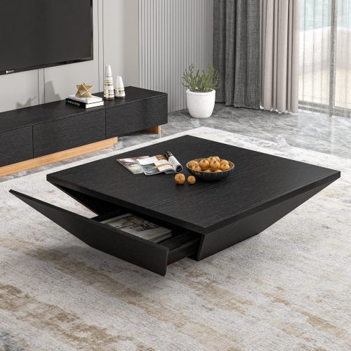 Black Square Coffee Tables (Photo 4 of 20)