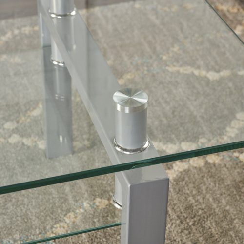 Finbar Modern Rectangle Glass Coffee Tables (Photo 3 of 20)