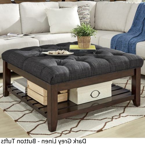 Lennon Pine Planked Storage Ottoman Coffee Tables (Photo 20 of 20)