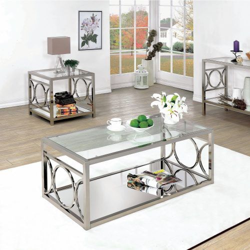 Mishie Contemporary Champagne 2-Piece Accent Tables Set By Foa (Photo 10 of 20)