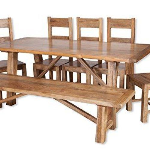 Alfie Mango Solid Wood Dining Tables (Photo 12 of 20)