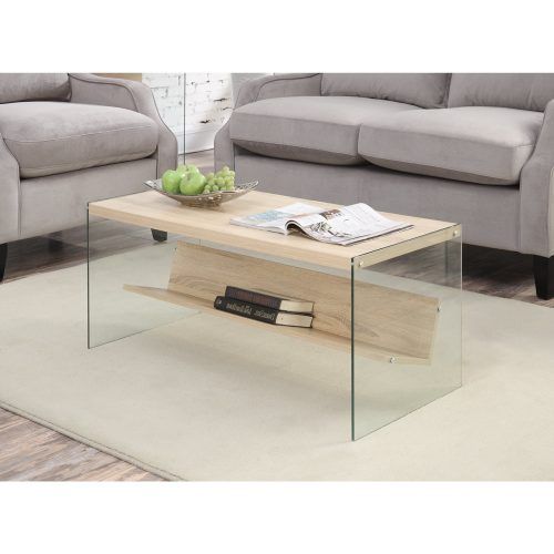 Porch & Den Urqhuart Wood Glass Coffee Tables (Photo 1 of 20)