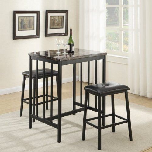 Rossiter 3 Piece Dining Sets (Photo 5 of 20)