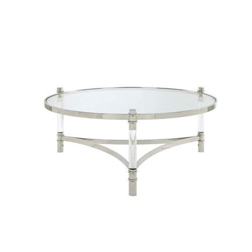 Silver Orchid Bardeen Round Coffee Tables (Photo 15 of 20)