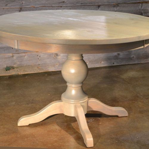 Vintage Brown 48-Inch Round Dining Tables (Photo 6 of 20)